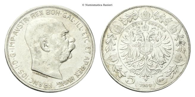 5 Corone 1909.