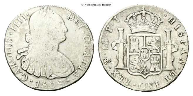 8 Reales 1808 P-J (Potosi)