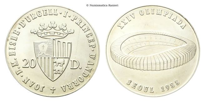 20 Dinari 1988.