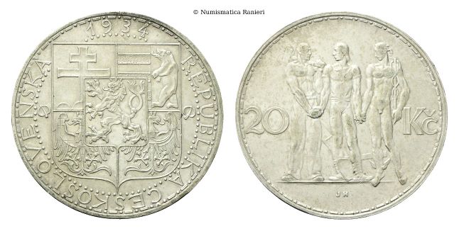 20 Korun 1934