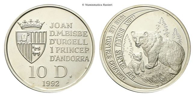 10 Dinari 1992.