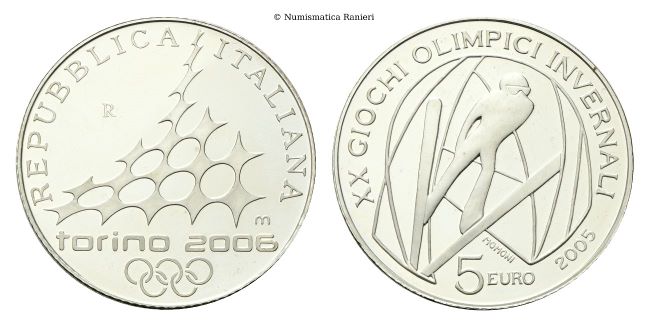 5 Euro 2005, Olimpiadi invernali di Torino - Salto con gli sci.