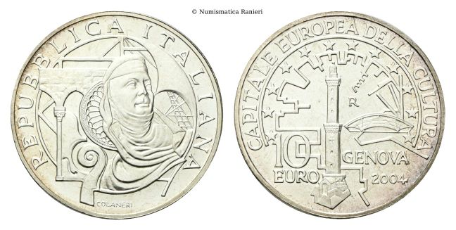 10 Euro 2004, Genova Capitale della cultura.