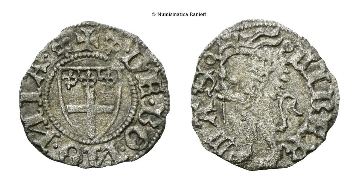 Picciolo con leone e LIBERTAS (coniati tra il 1422 e il 1424 ca).        