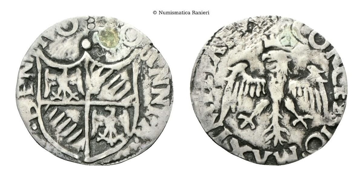 Grosso da 2 Bolognini coniato dal 1495 al 1506.                                        