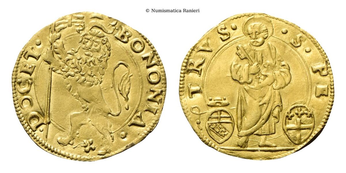 Ducato. Segno dello zecchiere (rosetta)  sconosciuto.  