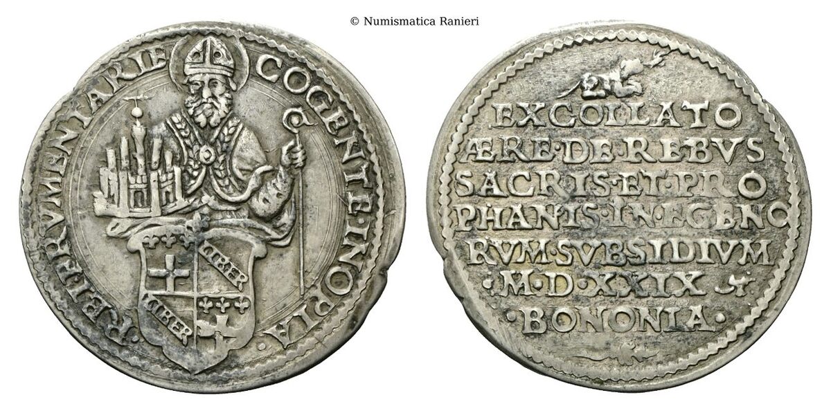 Lira coniata nella prima metà del 700.  
