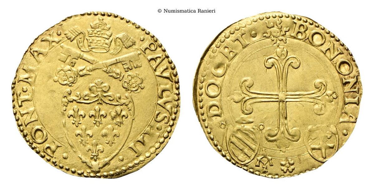 Scudo d’oro incisore dei coni Antonio Balzani. 