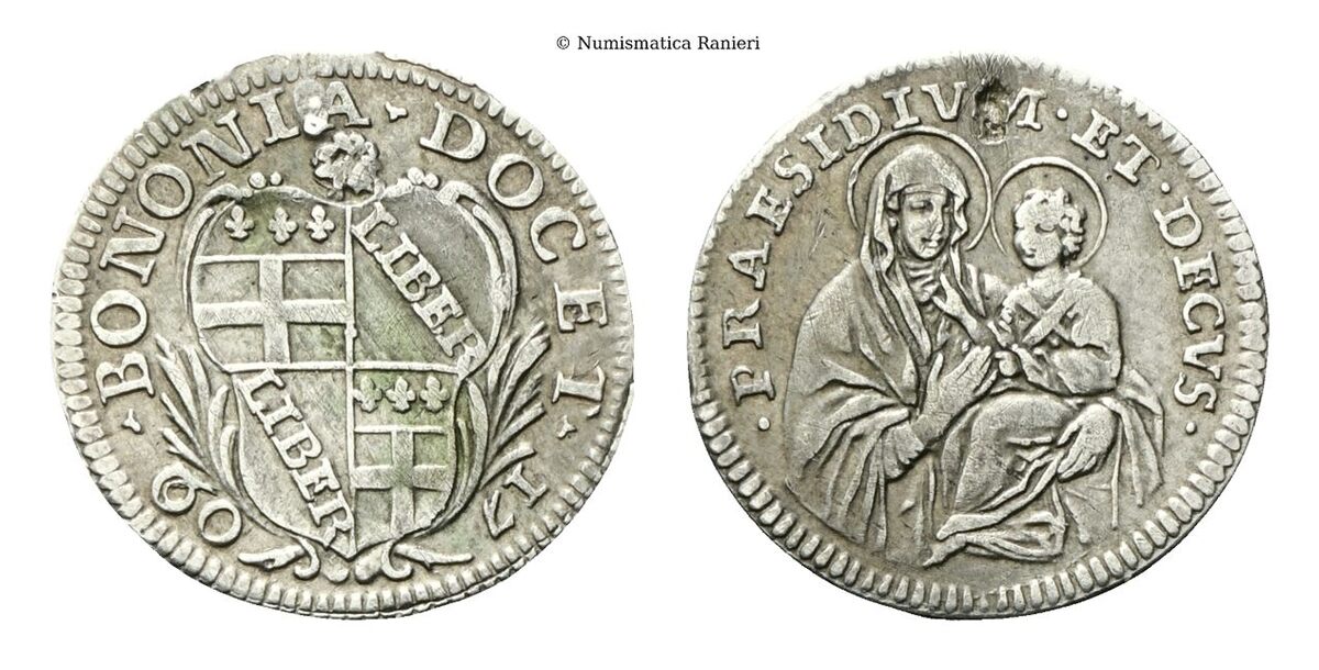 Carlino 1709, Zecchiere: Carlo Falconi e incisore dei coni De Saint Urbain. 