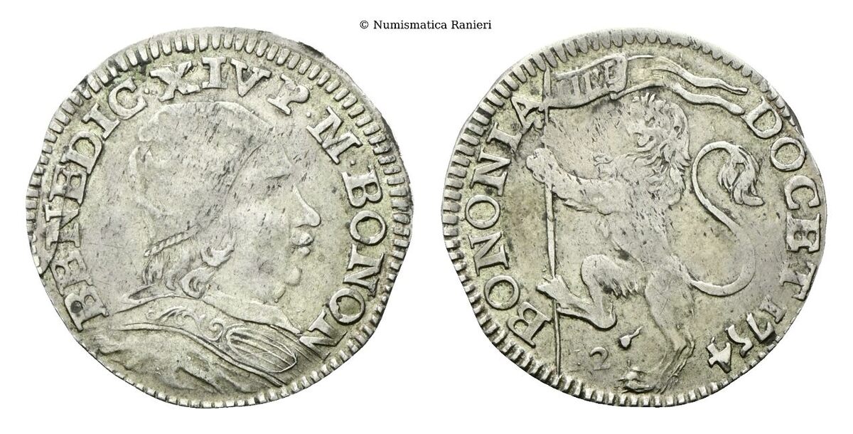 Bianco 1754, Incisore dei coni Ercole Lelli.