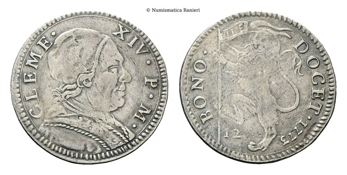 Bianco 1773, Incisore dei coni Filippo Balugani.