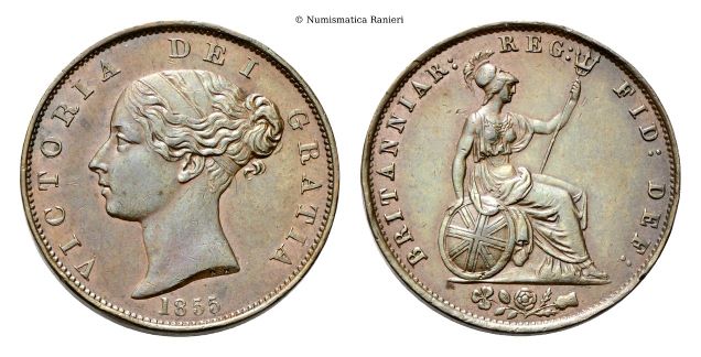 Farthing 1855.