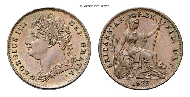 Farthing 1825.