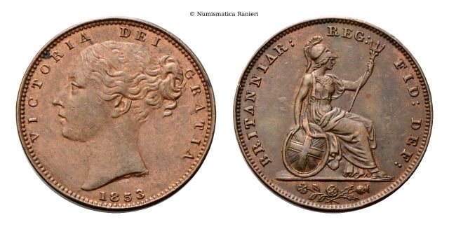 Farthing 1853.