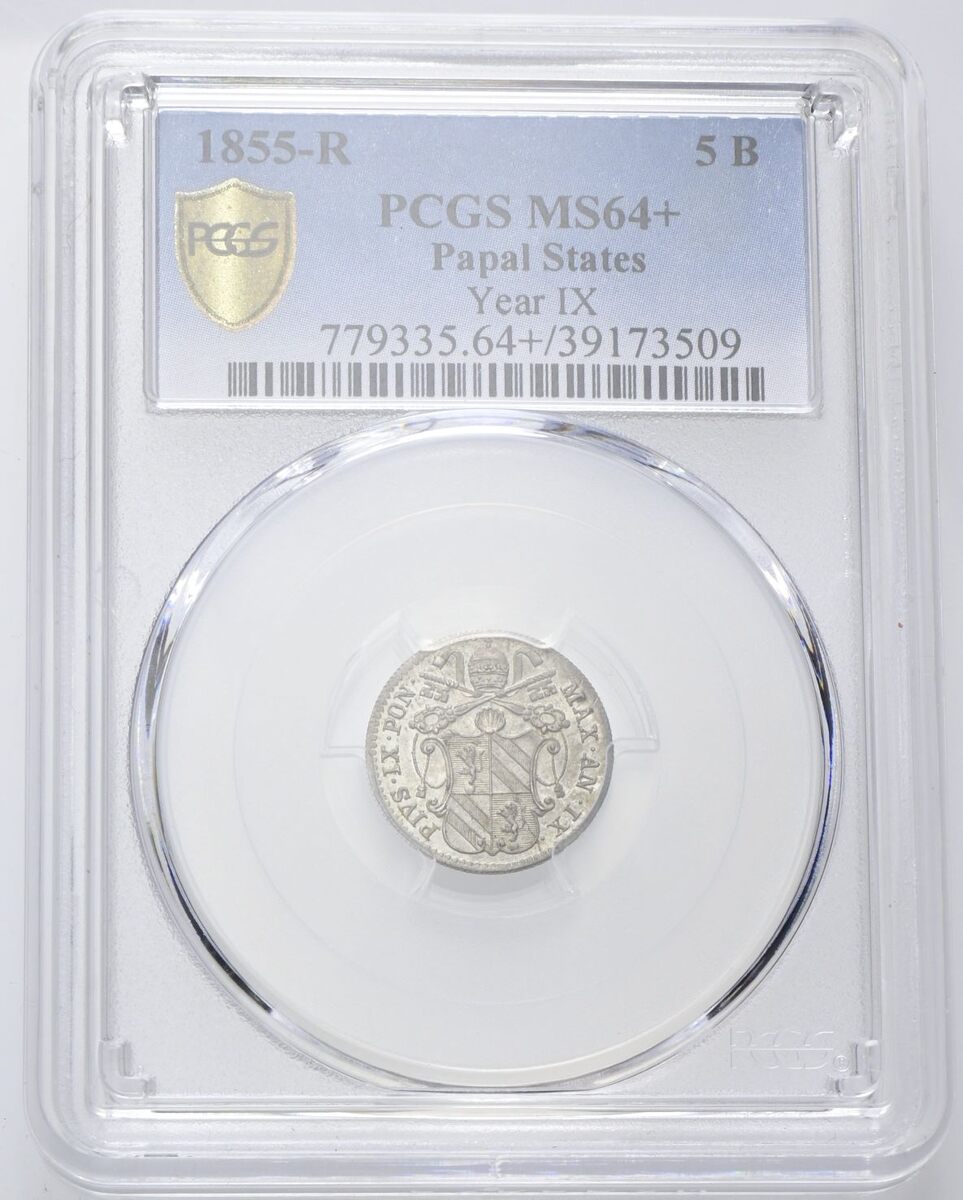 5 Baiocchi 1855 a. IX.