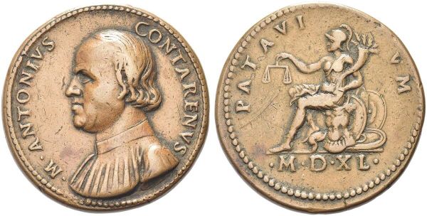 Medaglia 1540 opus Giovanni Da Cavino.