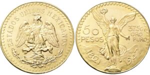50 Pesos Messico Oro