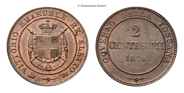 2 Centesimi 1859 Birmingham.