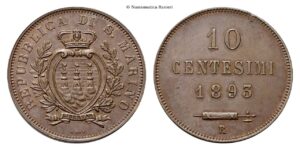 10 Centesimi 1893.