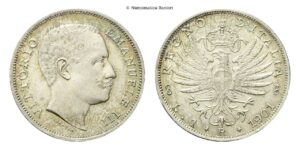 Lira 1901 Roma, Aquila Sabauda.