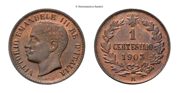 Centesimo 1903 Roma, Valore.