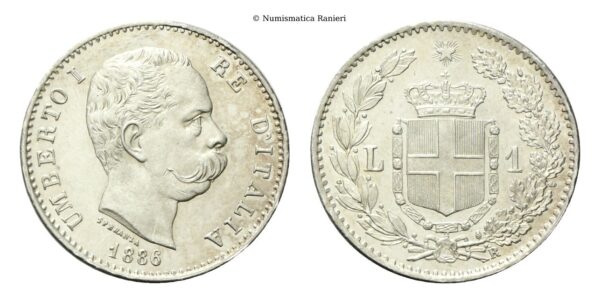 Lira 1886 Roma.