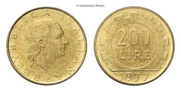 200 Lire 1977 Prova.