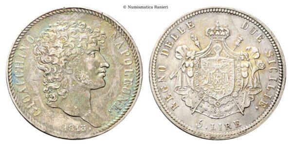 Napoli - 5 Lire 1813.