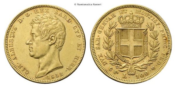 100 Lire 1832 Torino.