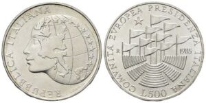 500 Lire 1985, CEE.