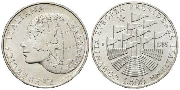 500 Lire 1985, CEE.