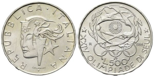 500 Lire 1988, Seul.