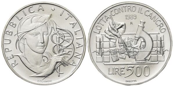 500 Lire 1989, Cancro.