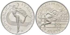 500 Lire 1987, Atletica.