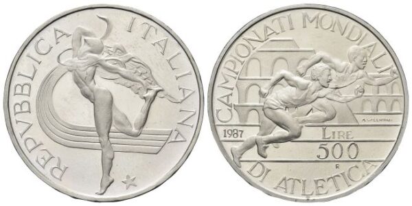 500 Lire 1987, Atletica.