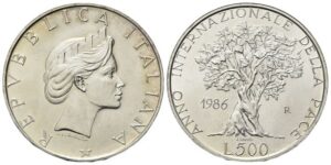 500 Lire 1986, Pace.