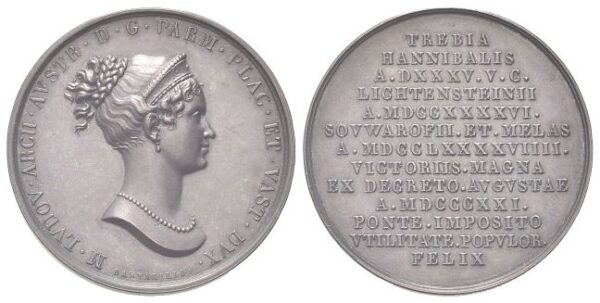 Parma - Medaglia 1821 opus Santarelli.