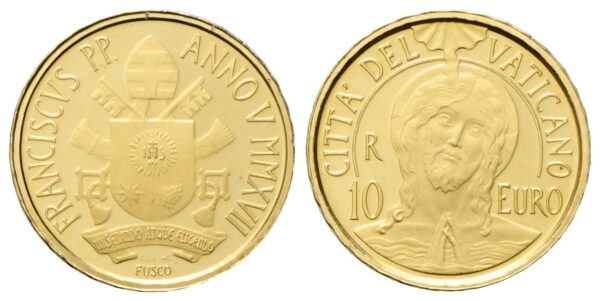 10 Euro 2017, Battesimo Giubileo della Misericordia.