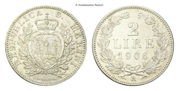 2 Lire 1906.