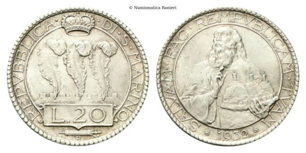 20 Lire 1932.