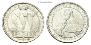 20 Lire 1933.