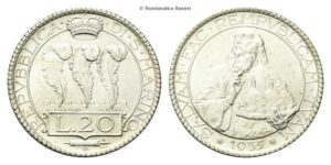 20 Lire 1935.