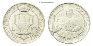 10 Lire 1936.