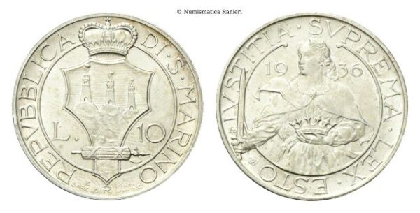 10 Lire 1936.