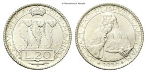 20 Lire 1936.