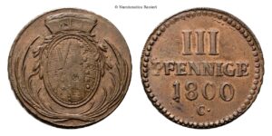 Germania - 3 Pfenning 1800, C.