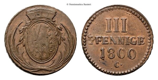 Germania - 3 Pfenning 1800, C.