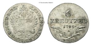 Austria - 6 Kreuzer 1795, A.