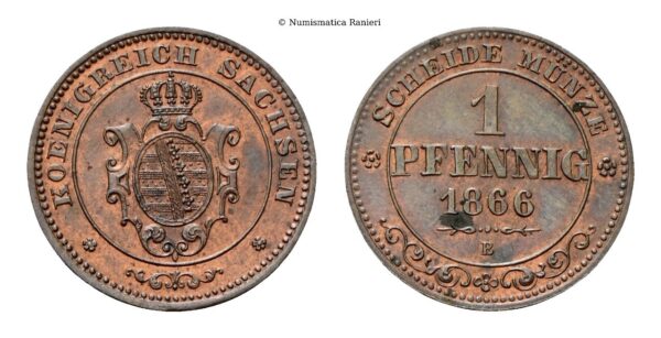 Germania - Pfenning 1866, B.