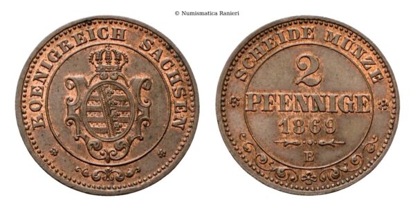 Germania - 2 Pfenning 1859, B.